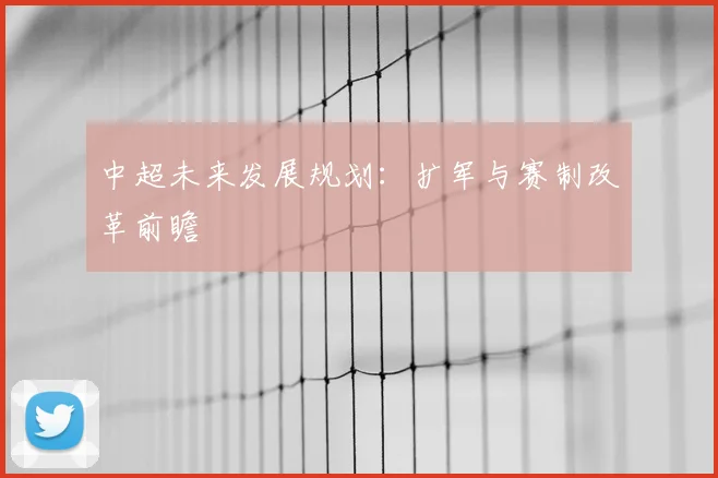中超未来发展规划：扩军与赛制改革前瞻
