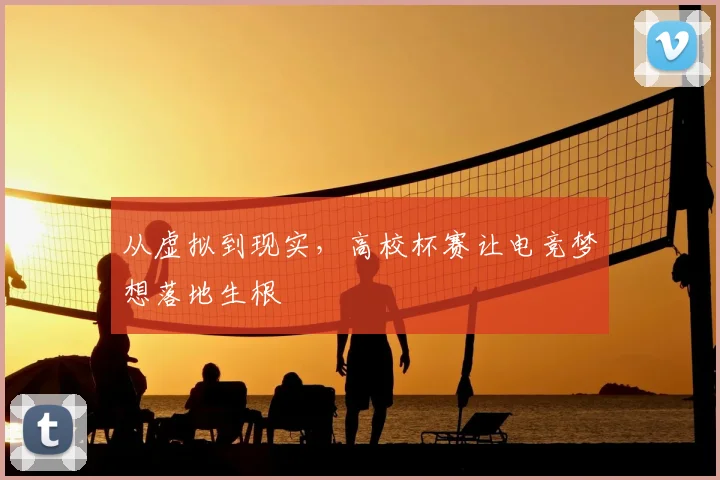 从虚拟到现实，高校杯赛让电竞梦想落地生根
